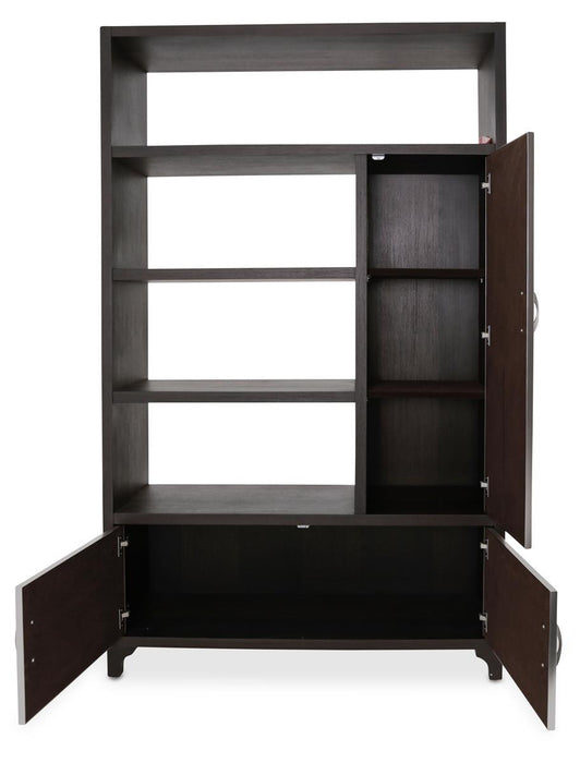 21 Cosmopolitan 2pc Bookcase in Umber/Taupe