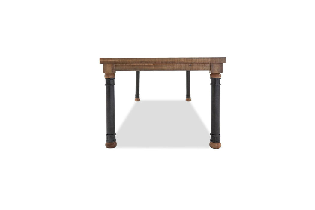 Crossings Rectangle Dining Table w/ Extension Leaf in Reclaimed Barn