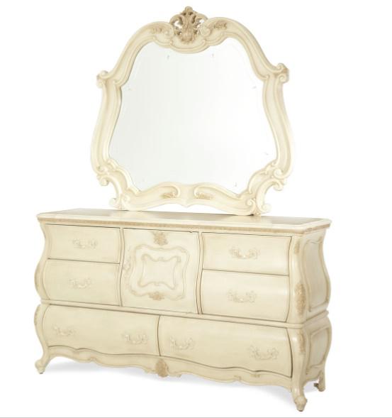 Lavelle Dresser Mirror in Blanc White