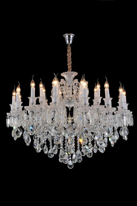 Lighting Chambord 19 Light Chandelier in Clear and Chrome