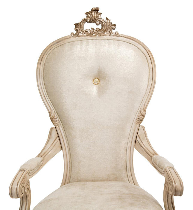 Platine de Royale Arm Chair in Champagne (Set of 2)