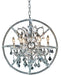 Lighting Pena 6 Light Chandelier in Clear and Chrome image