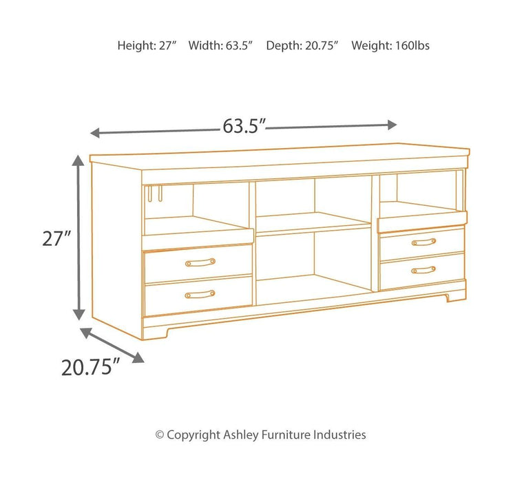 Trinell - 3 Pc. - Entertainment Center - 63" Tv Stand