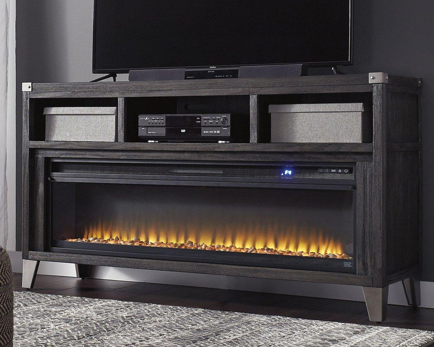 Todoe 65" TV Stand with Electric Fireplace