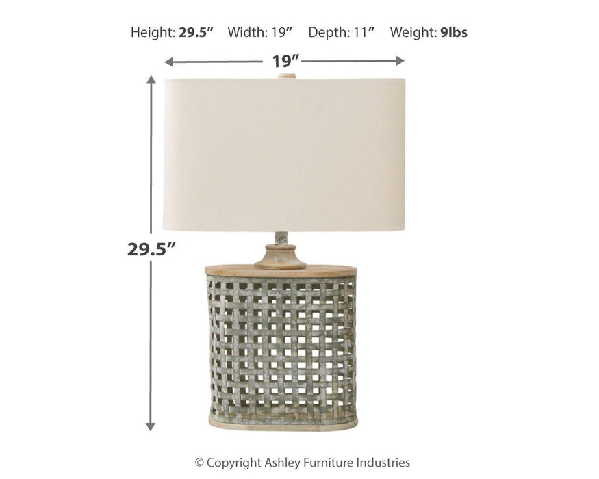 Deondra - Metal Table Lamp (1/cn)