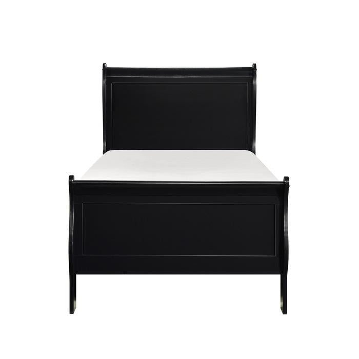 Homelegance Mayville Twin Sleigh Bed in Black image