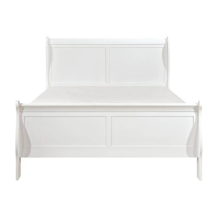 Homelegance Mayville Full Sleigh Bed in White image