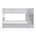 Homelegance Orion Bunk Bed w/ Reversible Step Storage and Twin Trundle in Gray B2063SB-1*R image