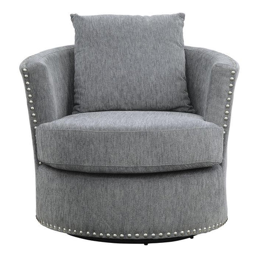 Homelegance Furniture Morelia Swivel Chair in Dark Gray 9468DG-1 image