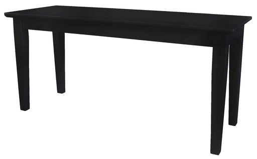 John Thomas Furniture Dining Essentials Bench in Black image
