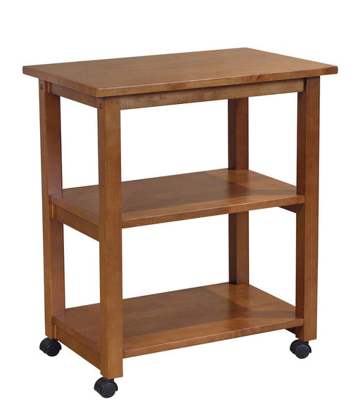 John Thomas Furniture Home Accents Microwave Cart in Oak image