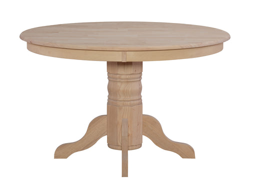 Standard Dining 48" Round Table Top w/ 30" H Turned Pedestal image
