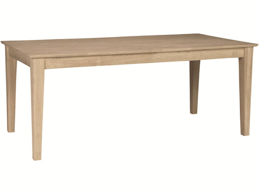 Standard Dining Solid Table Top w/ Shaker Legs image
