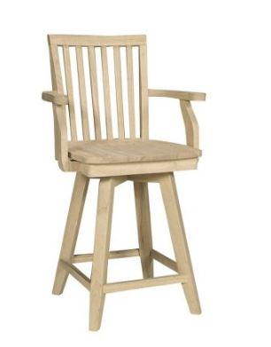 Stools 30" Mission Bar Stool w/Arms image