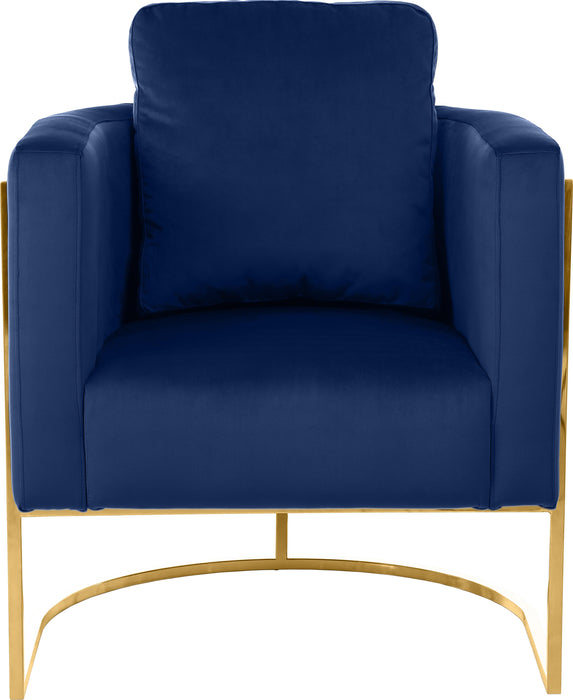 Casa Navy Velvet Chair