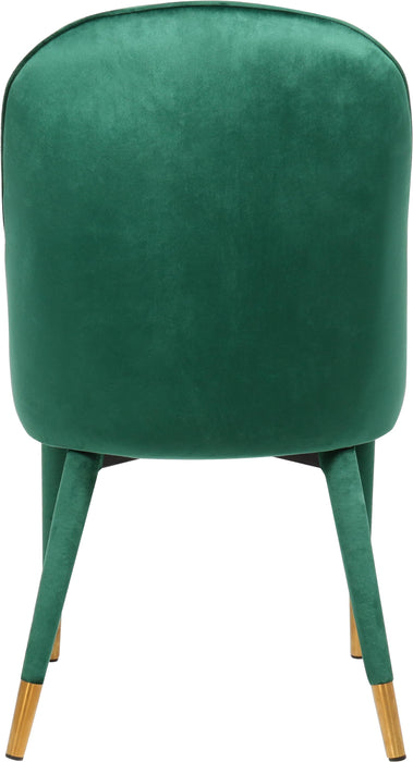 Belle Green Velvet Dining Chair