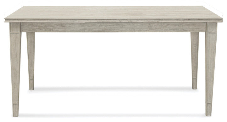 Bassett Mirror Camryn Rectangle Dining Table in Weathered White image