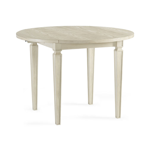 Bassett Mirror Camryn Dropleaf Dining Table in Weathered White image