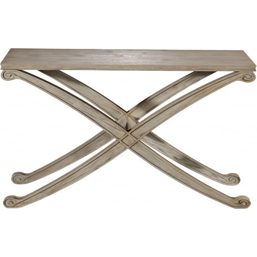 Bassett Mirror Company Camryn Console Table in Rustic White image