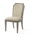 Bassett Mirror Bellamy Upholstered Side Dining Chair in Ash Grey (Set of 2) image