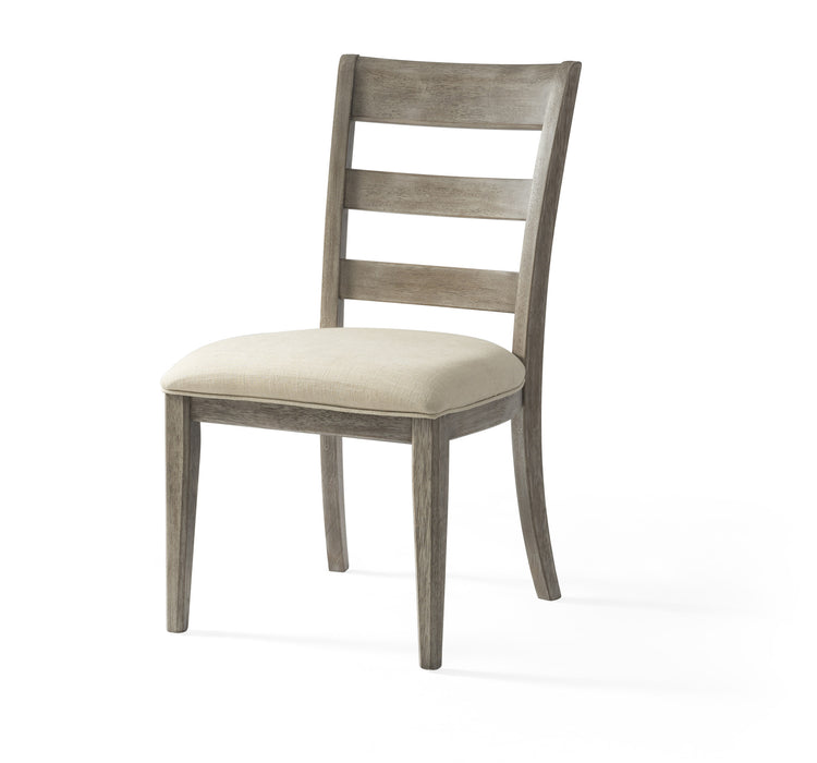 Bassett Mirror Bellamy Side Dining Chair in Ash Grey (Set of 2) image