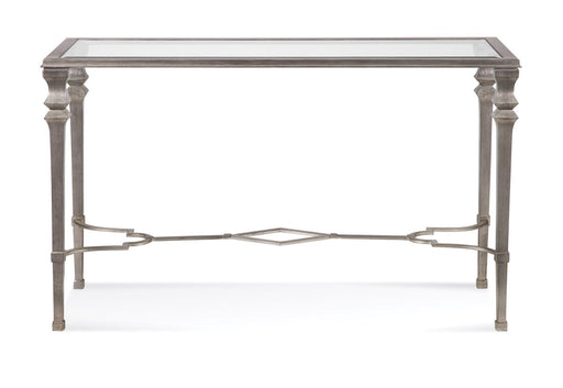 Bassett Mirror Company Hollywood Glam Sylvia Console Table in Silver Leaf image