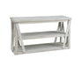 Bassett Mirror Santee Console Table in Whitewashed Pine image