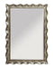Bassett Mirror Company Hollywood Glam Pie Crust Leaner Mirror in Silver image