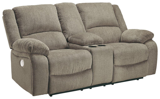 Draycoll - Dbl Rec Pwr Loveseat W/console image