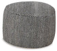 Dordie Taupe/Charcoal Pouf image