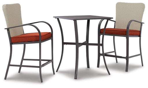 Tianna Dark Brown Counter Table Set image