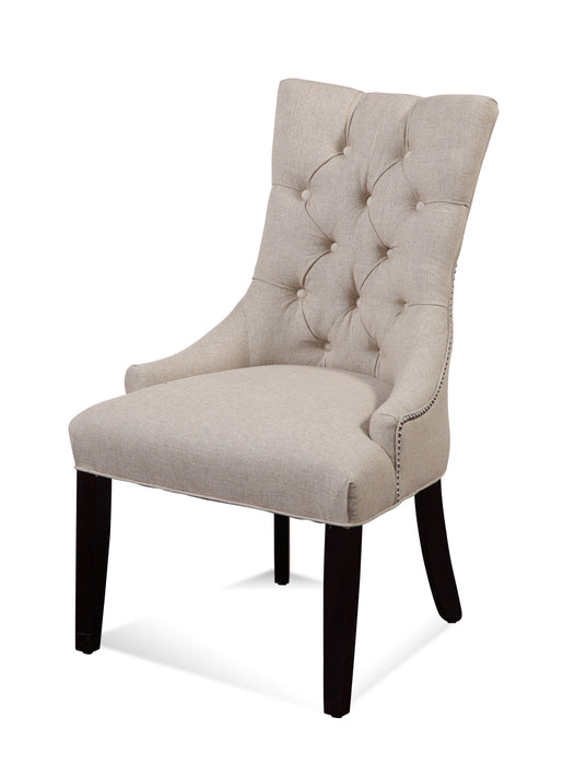 Bassett Mirror Fortnum II Side Chair in Natural Linen (Set of 2) image