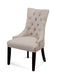 Bassett Mirror Fortnum II Side Chair in Natural Linen (Set of 2) image