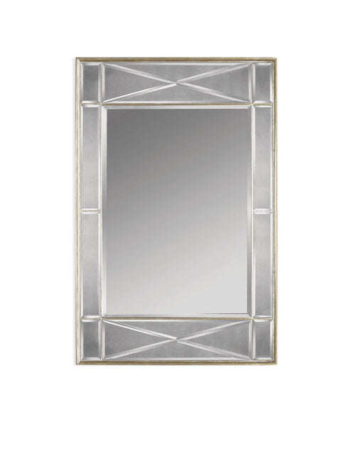 Bassett Mirror Company Hollywood Glam Campagna Wall Mirror in Silver Leaf image