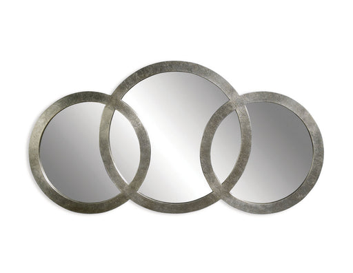 Bassett Mirror Company Thoroughly Modern Libra 3 Ring Mirror in Silver image