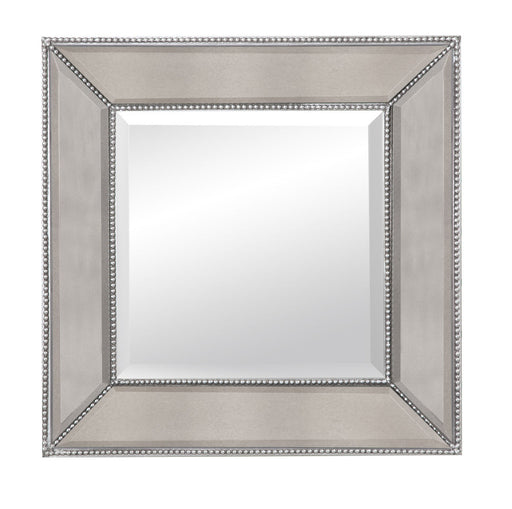 Bassett Mirror Company Hollywood Glam Beaded Wall Mirror in Silverleaf image