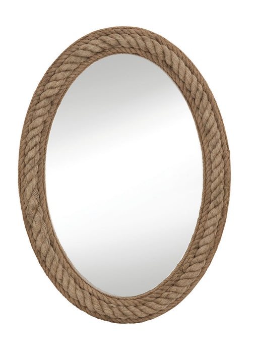 Bassett Mirror Company Pan Pacific Rope Wall Mirror in Jute Rope image