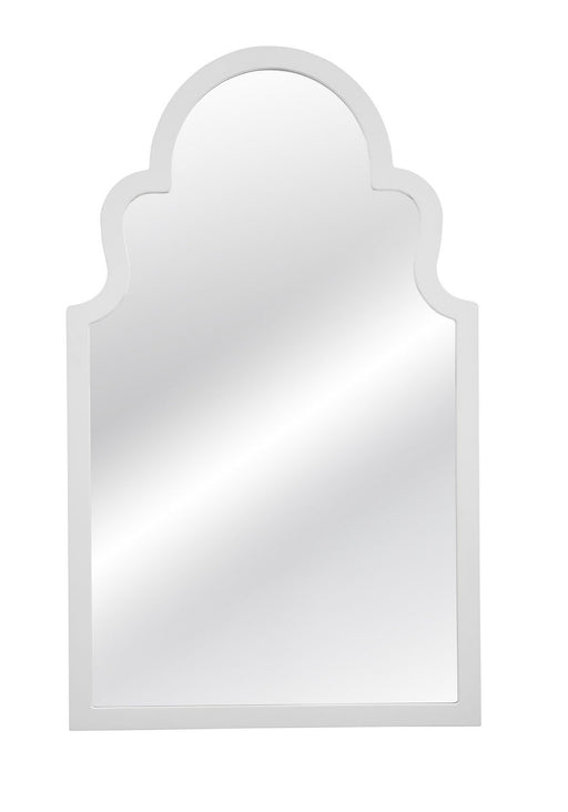 Bassett Mirror Company Thoroughly Modern Myrna Wall Mirror in White image