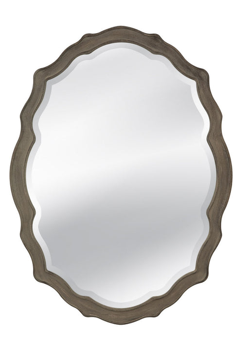 Bassett Mirror Company Old World Barrington Wall Mirror in Distressed Grey image