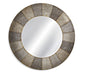 Bassett Mirror Company Belgian Luxe Noris Wall Mirror in Aged Aluminum image