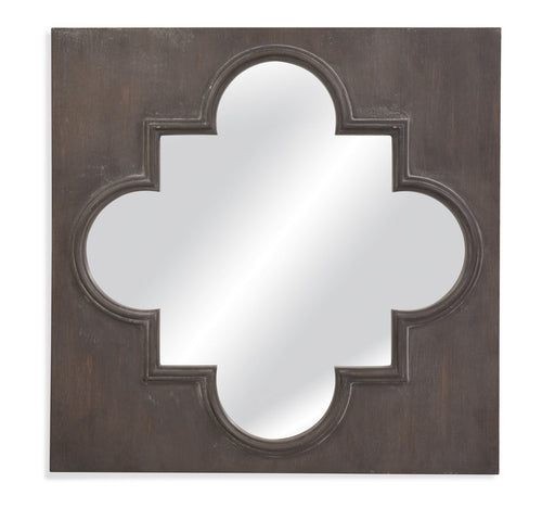 Bassett Mirror Company Belgian Luxe Boden Wall Mirror in Distressed Grey image
