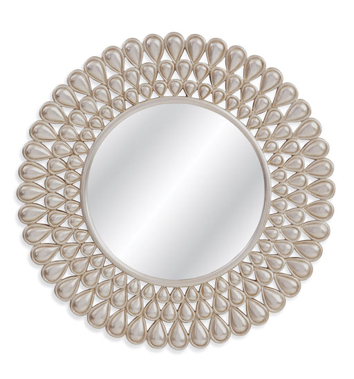 Bassett Mirror Company Thoroughly Modern Kaley Wall Mirror in Silver Leaf image