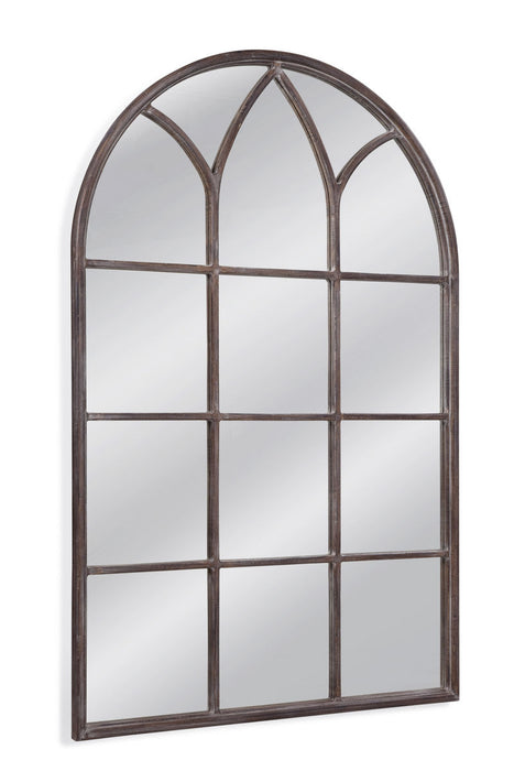 Bassett Mirror Company Belgian Luxe Pinole Leaner Mirror in Weathered Brown image