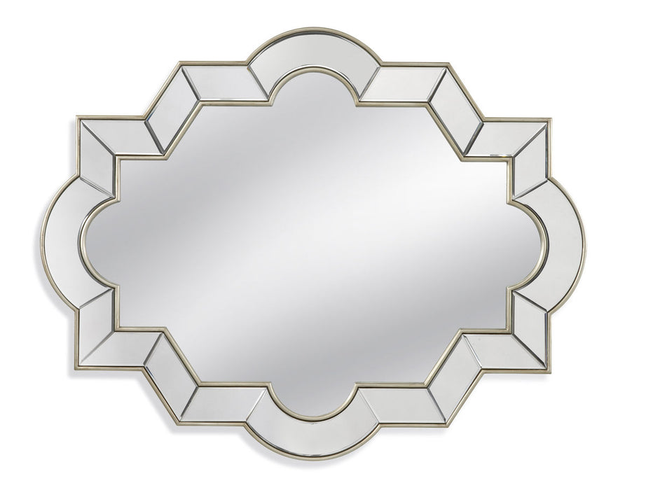 Bassett Mirror Company Hollywood Glam Azusa Wall Mirror in Champagne Silver Leaf image