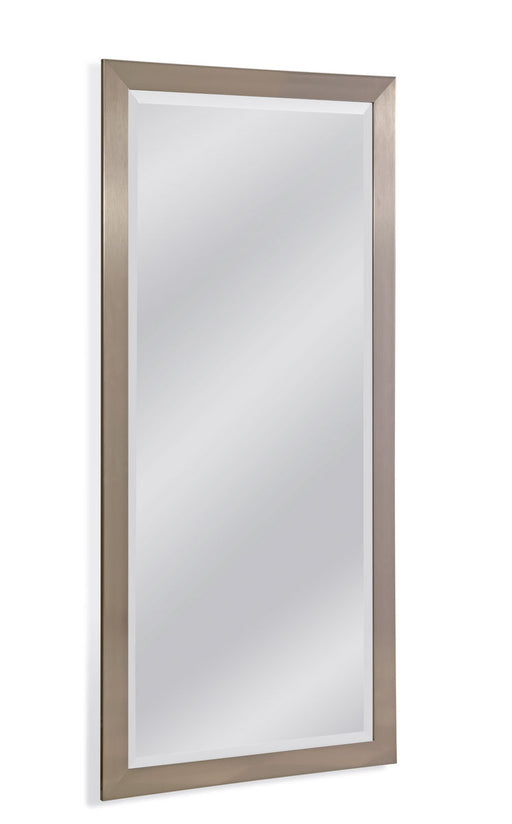 Bassett Mirror Company Thoroughly Modern Stainless Leaner Mirror in Polished Chrome image