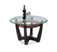 Bassett Mirror Company Thoroughly Modern Elation Round Cocktail Table in Copper & Espresso image