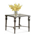 Bassett Mirror Company Old World Lido Square End Table in Dark Brown image