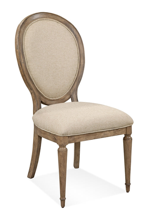 Bassett Mirror Belgian Modern Esmond Side Chair in Rustic Pine (Set of 2) image